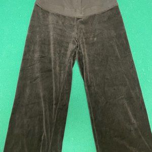 JUICY COUTURE  BLACK VELOUR PANTS M